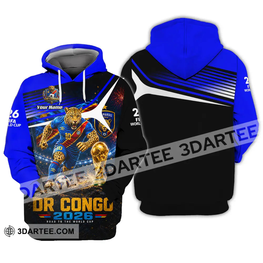 Unisex Shirt - Custom Dr Congo World Cup 2026 Shirt - Hoodie / S - T-shirt