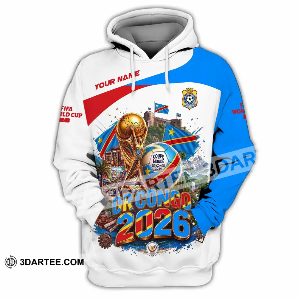 Unisex Shirt - Custom Dr Congo World Cup 2026 Shirt - Hoodie / S - T-shirt