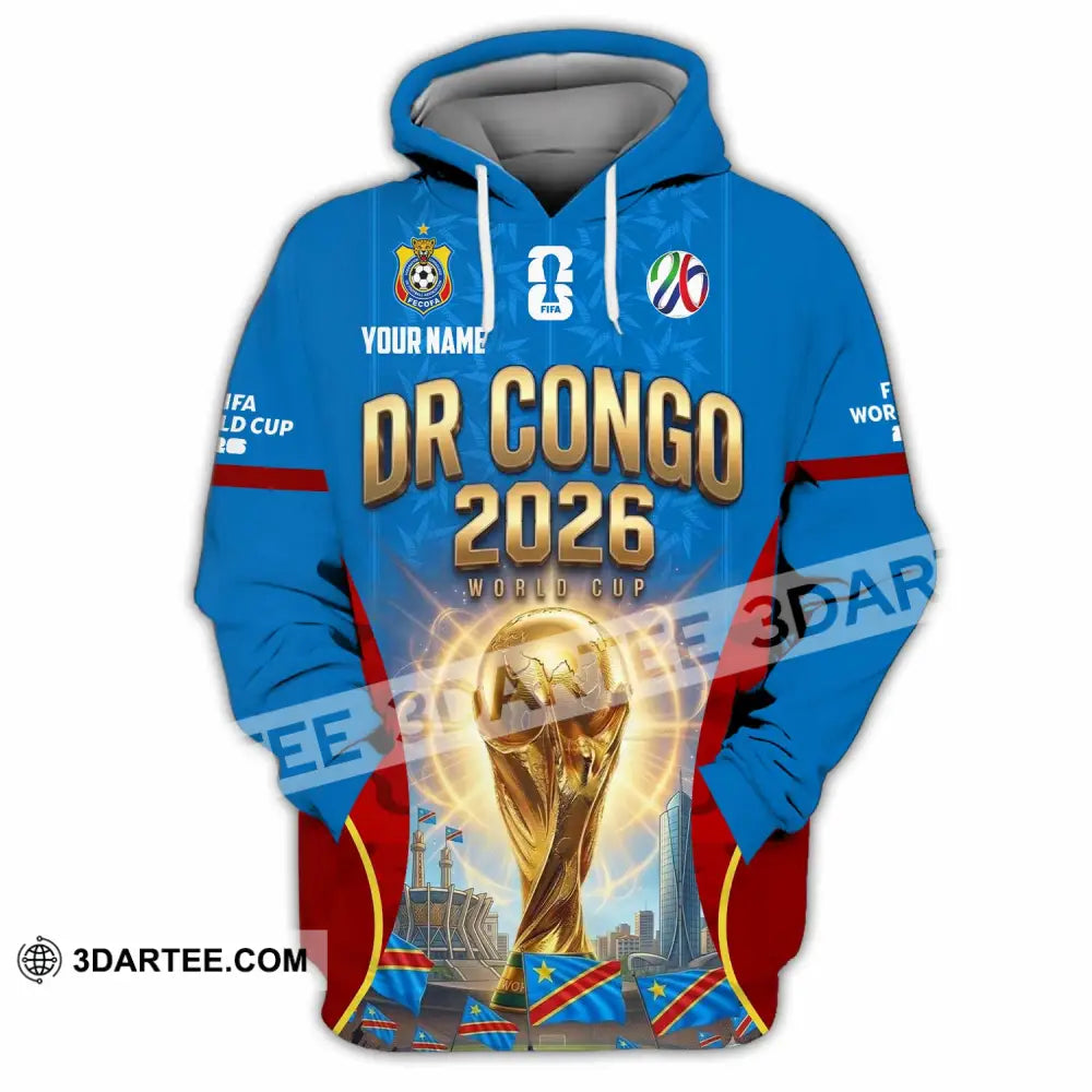 Unisex Shirt - Custom Dr Congo World Cup 2026 Shirt - Hoodie / S - T-shirt