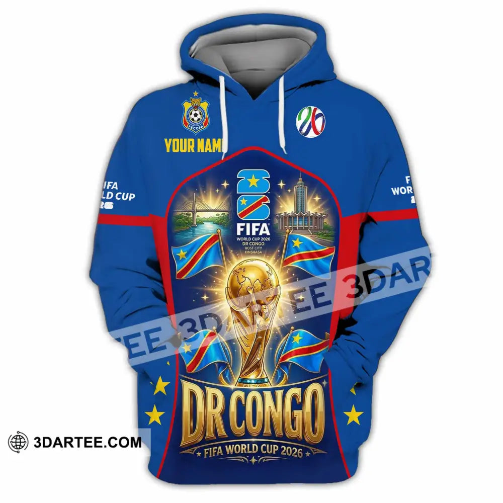 Unisex Shirt - Custom Dr Congo World Cup 2026 Shirt - Hoodie / S - T-shirt