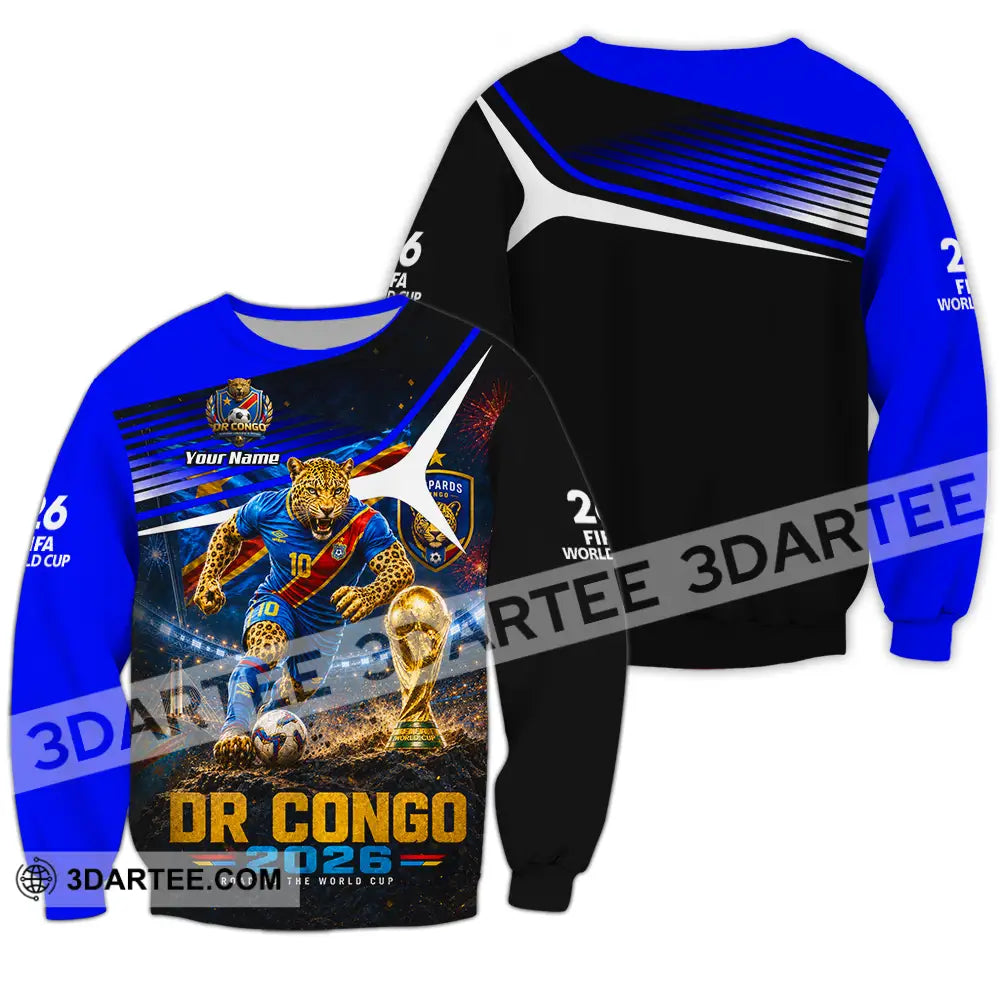 Unisex Shirt - Custom Dr Congo World Cup 2026 Shirt - Long Sleeve / S - T-shirt