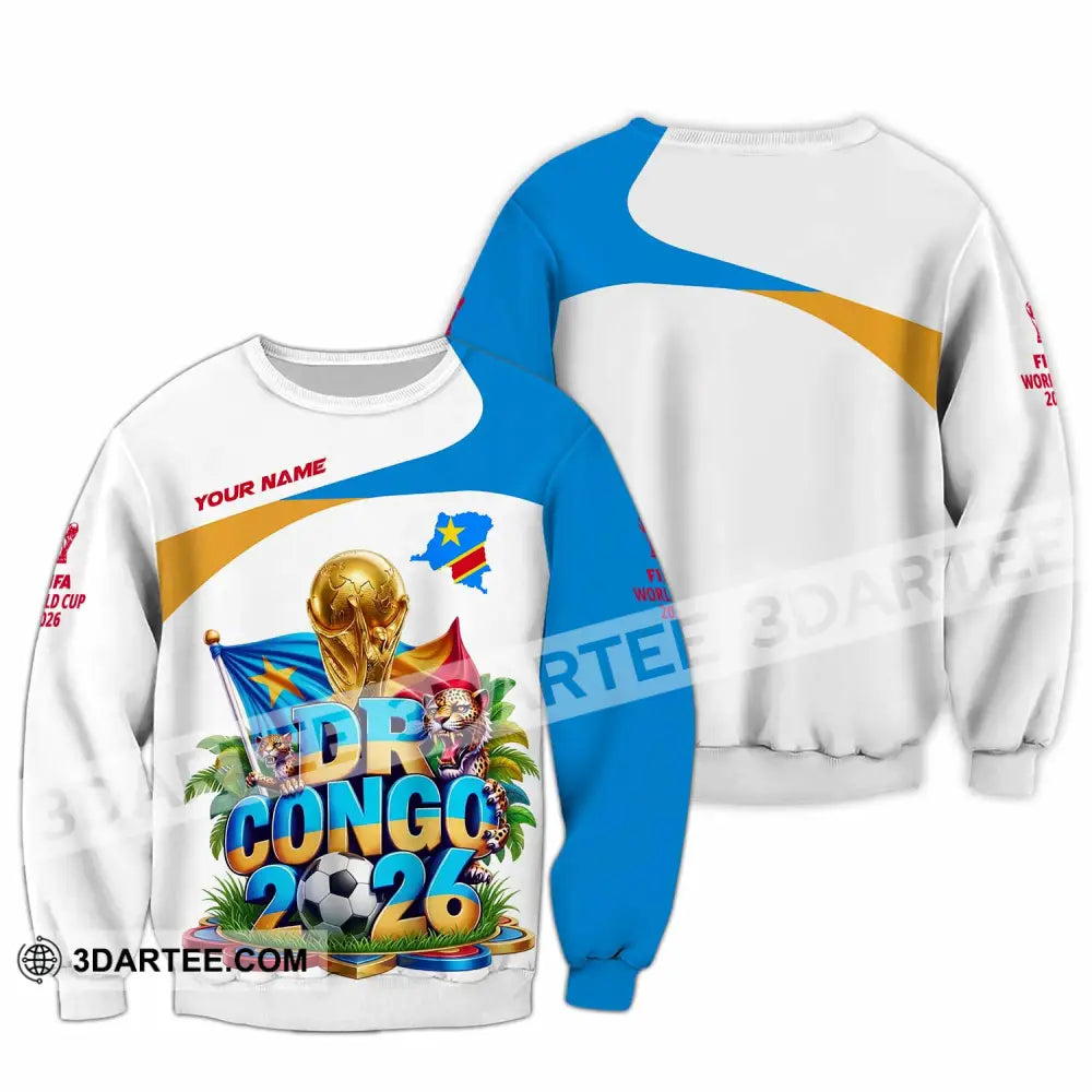 Unisex Shirt - Custom Dr Congo World Cup 2026 Shirt - Long Sleeve / S - T-shirt