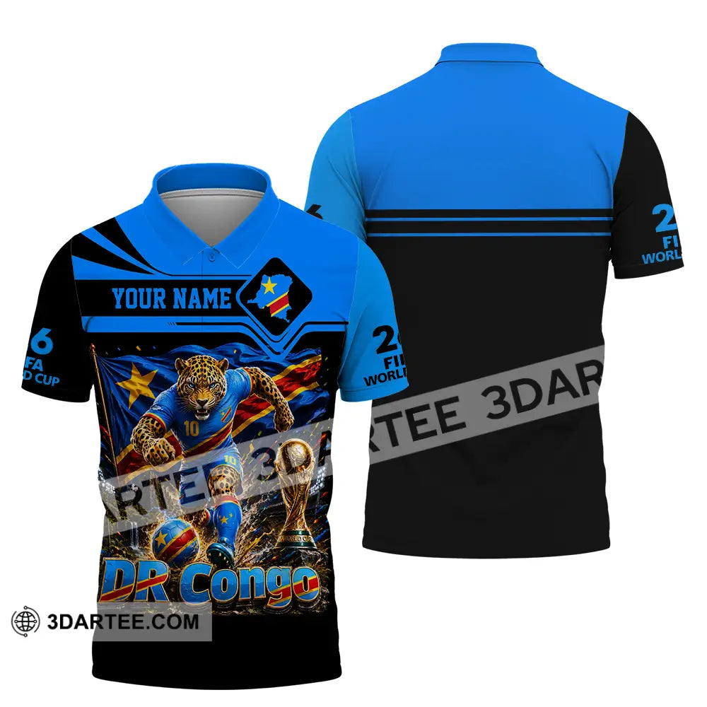 Unisex Shirt - Custom Dr Congo World Cup 2026 Shirt - Polo Shirt / S - T-shirt