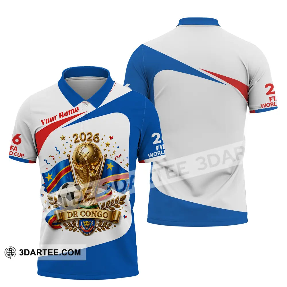 Unisex Shirt - Custom Dr Congo World Cup 2026 Shirt - Polo Shirt / S - T-shirt