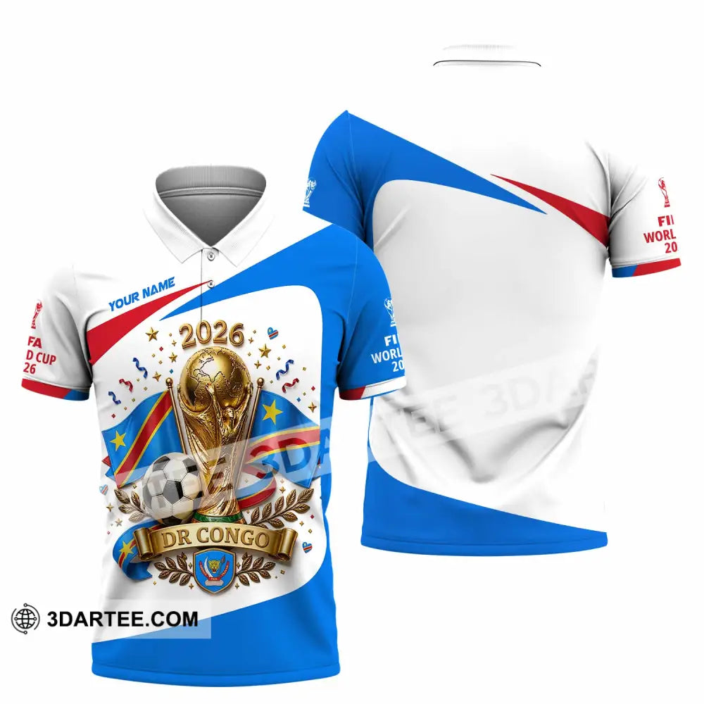 Unisex Shirt - Custom Dr Congo World Cup 2026 Shirt - Polo Shirt / S - T-shirt