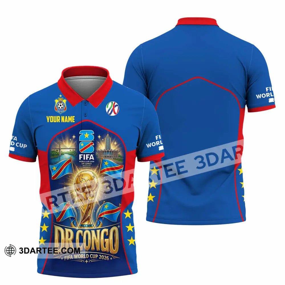Unisex Shirt - Custom Dr Congo World Cup 2026 Shirt - Polo Shirt / S - T-shirt