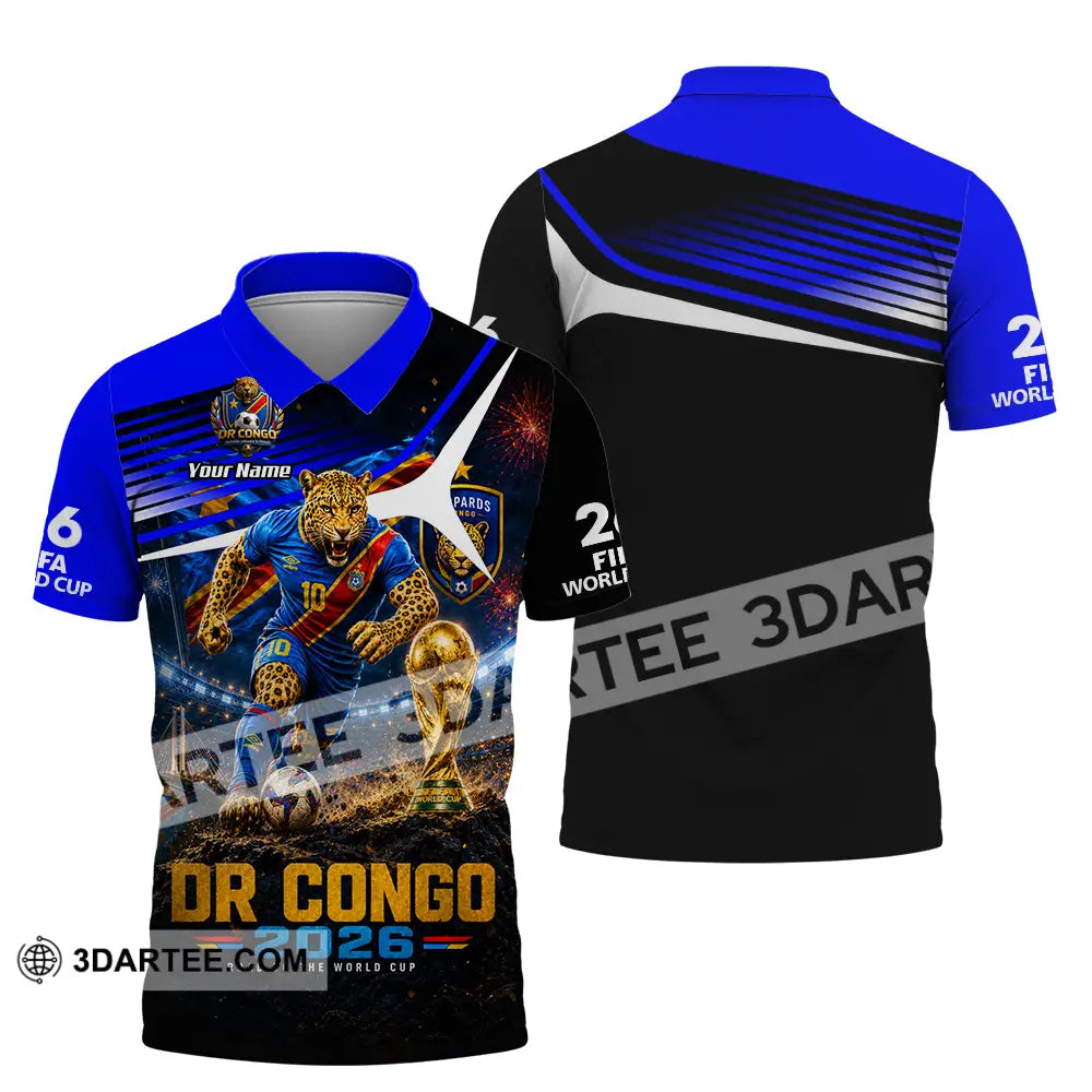Unisex Shirt - Custom Dr Congo World Cup 2026 Shirt - Polo Shirt / S - T-shirt
