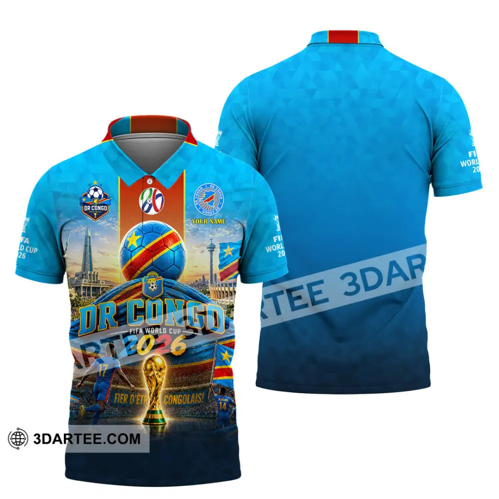 Unisex Shirt - Custom Dr Congo World Cup 2026 Shirt - Polo Shirt / S - T-shirt