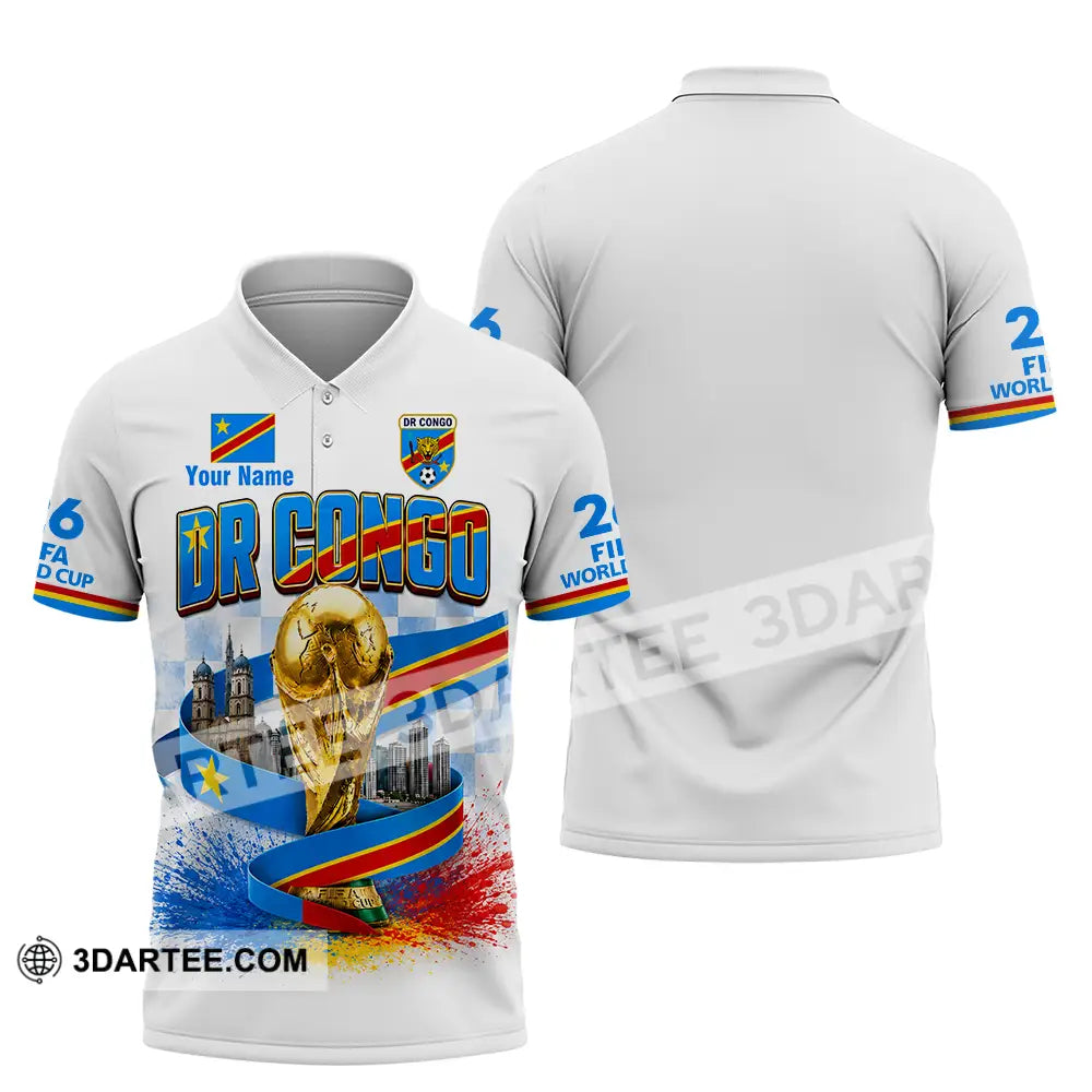 Unisex Shirt - Custom Dr Congo World Cup 2026 Shirt - Polo Shirt / S - T-shirt