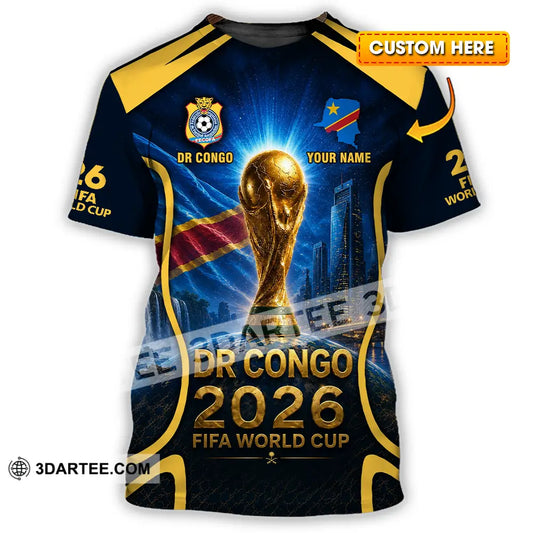 Unisex Shirt - Custom Dr Congo World Cup 2026 Shirt - T-shirt
