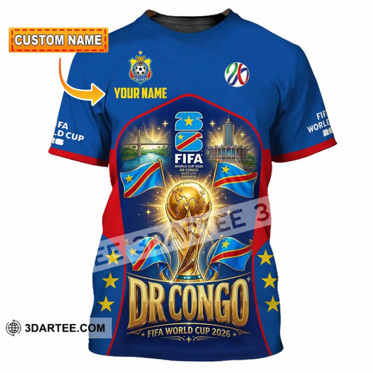 Unisex Shirt - Custom Dr Congo World Cup 2026 Shirt - T-shirt