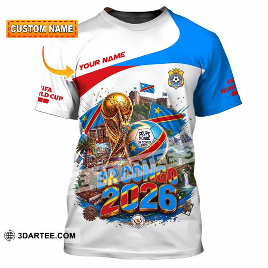 Unisex Shirt - Custom Dr Congo World Cup 2026 Shirt - T-shirt
