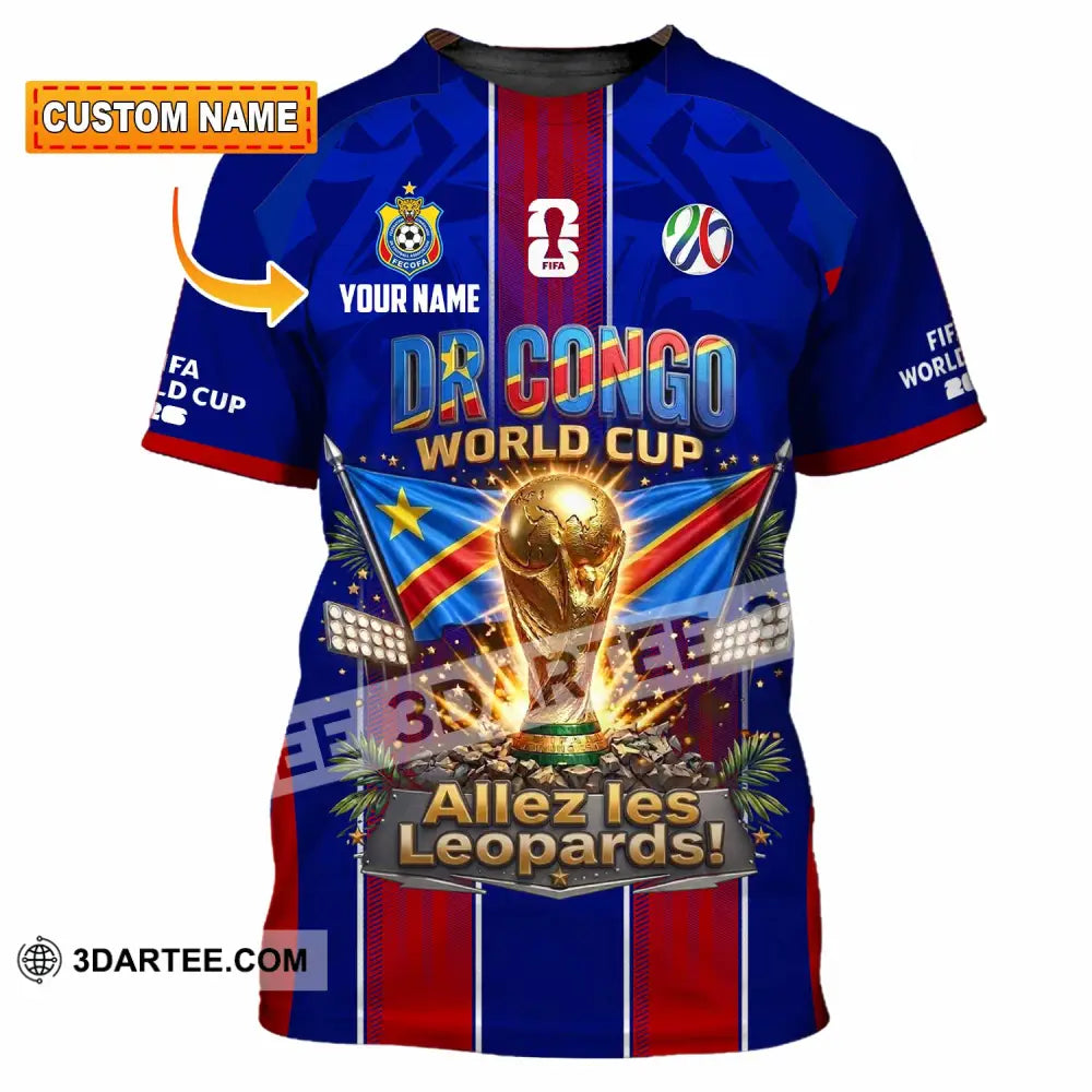 Unisex Shirt - Custom Dr Congo World Cup 2026 Shirt - T-shirt
