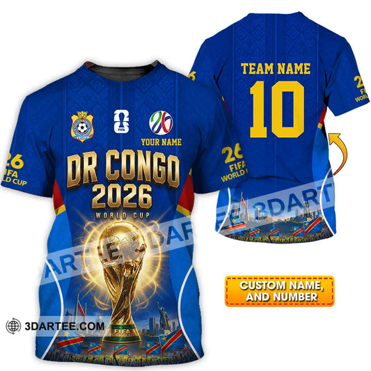Unisex Shirt - Custom Dr Congo World Cup 2026 Shirt - T-shirt