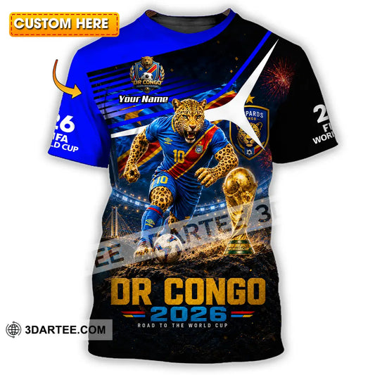 Unisex Shirt - Custom Dr Congo World Cup 2026 Shirt - T-shirt