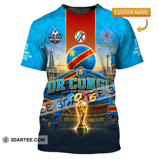 Unisex Shirt - Custom Dr Congo World Cup 2026 Shirt - T-shirt