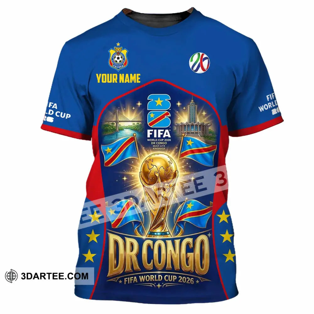 Unisex Shirt - Custom Dr Congo World Cup 2026 Shirt - T-Shirt / S - T-shirt