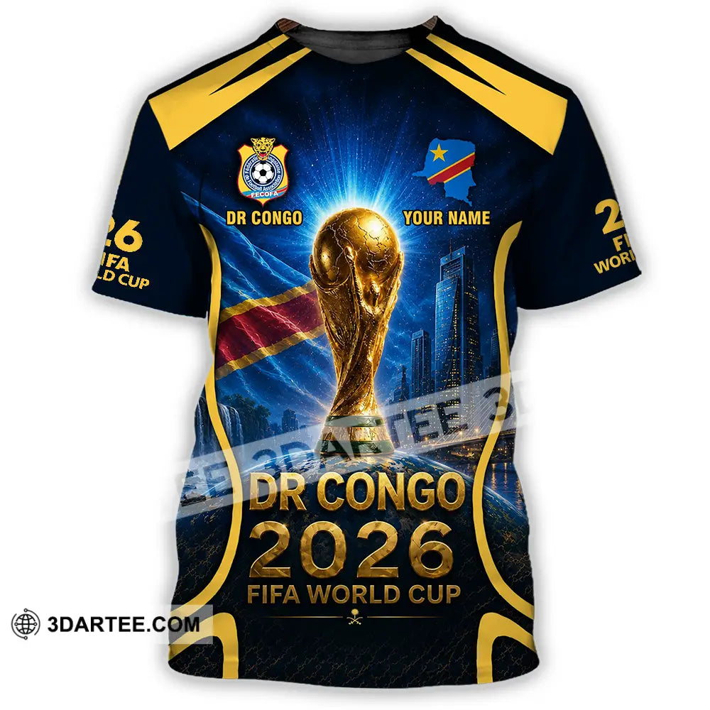 Unisex Shirt - Custom Dr Congo World Cup 2026 Shirt - T-Shirt / S - T-shirt