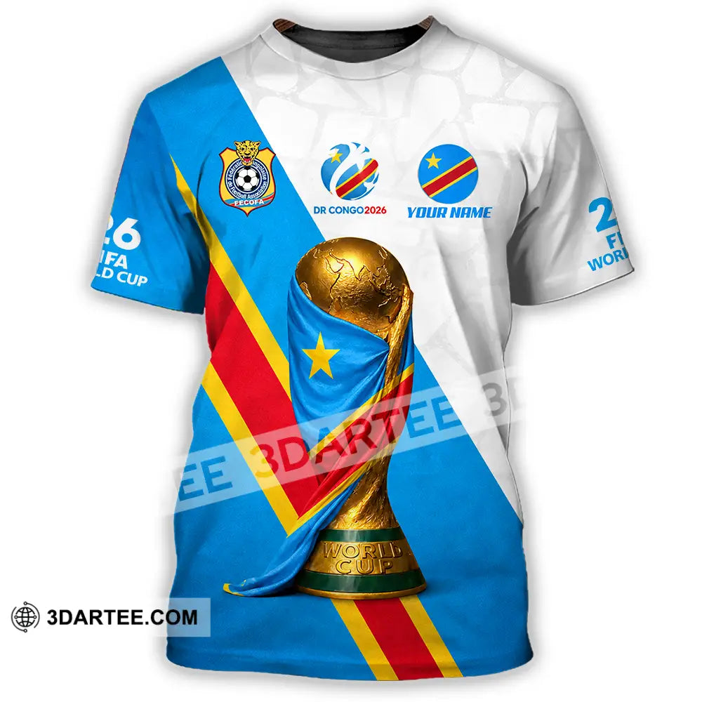 Unisex Shirt - Custom Dr Congo World Cup 2026 Shirt - T-Shirt / S - T-shirt