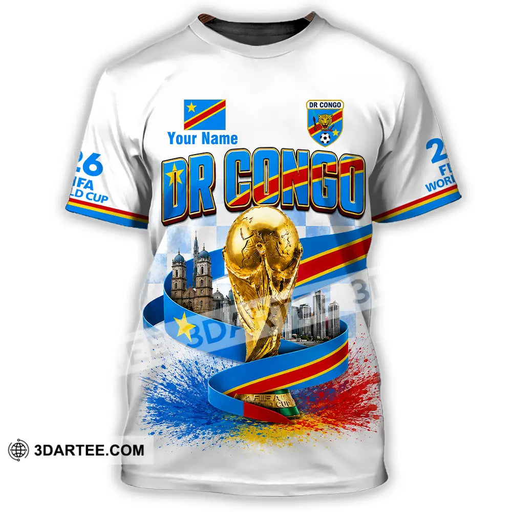 Unisex Shirt - Custom Dr Congo World Cup 2026 Shirt - T-Shirt / S - T-shirt