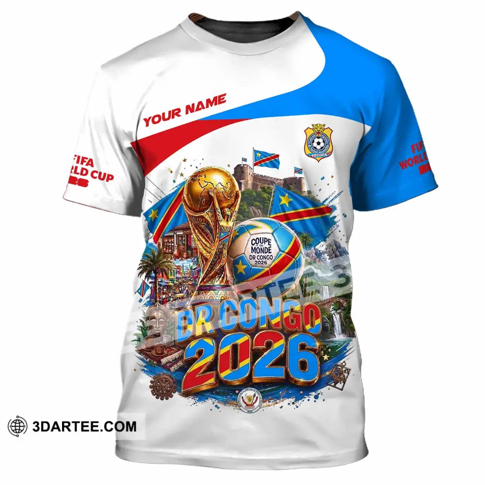 Unisex Shirt - Custom Dr Congo World Cup 2026 Shirt - T-Shirt / S - T-shirt