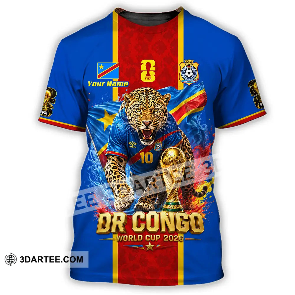 Unisex Shirt - Custom Dr Congo World Cup 2026 Shirt - T-Shirt / S - T-shirt