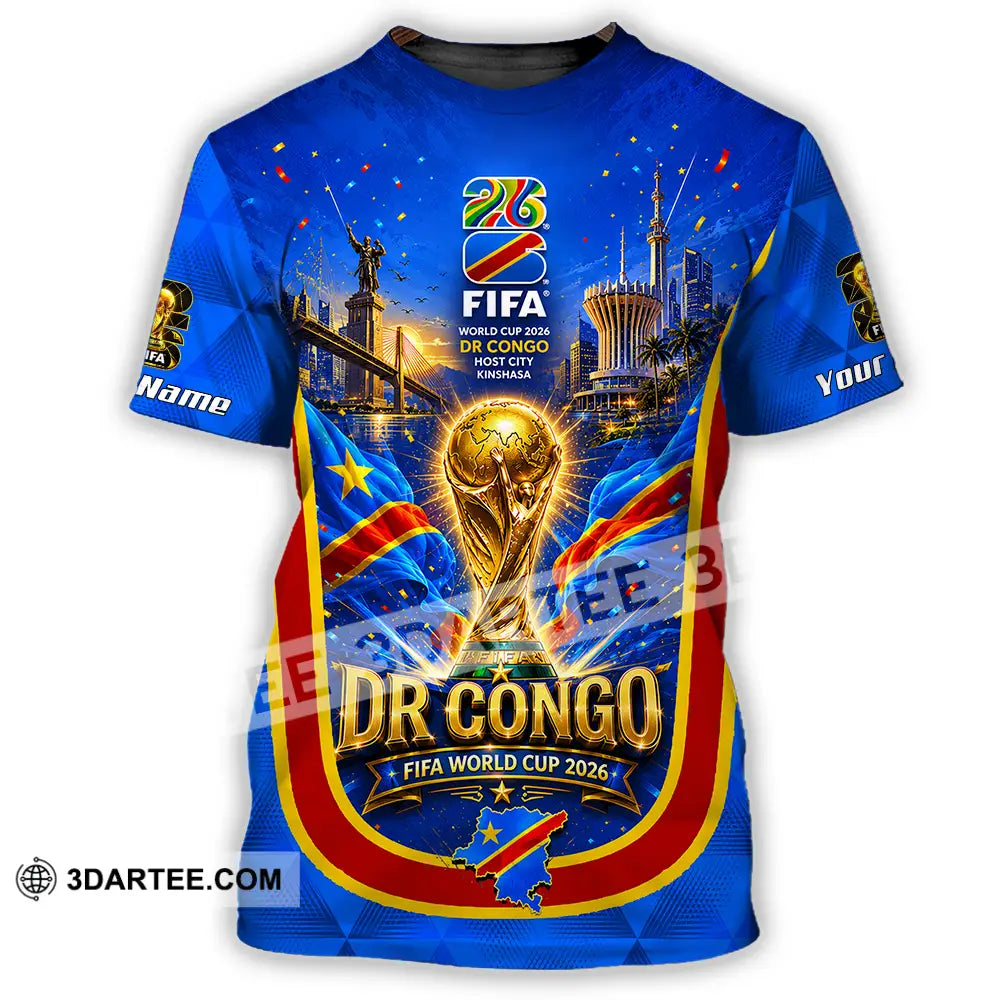 Unisex Shirt - Custom Dr Congo World Cup 2026 Shirt - T-Shirt / S - T-shirt