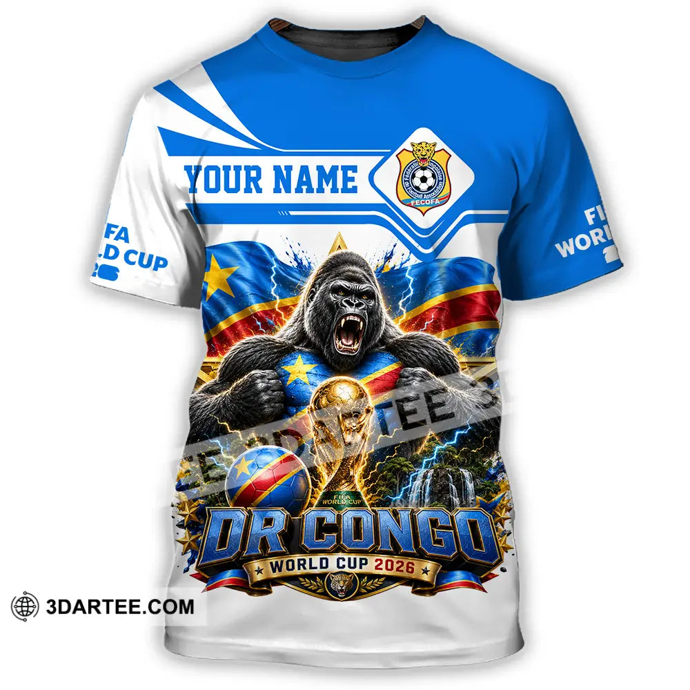 Unisex Shirt - Custom Dr Congo World Cup 2026 Shirt - T-Shirt / S - T-shirt