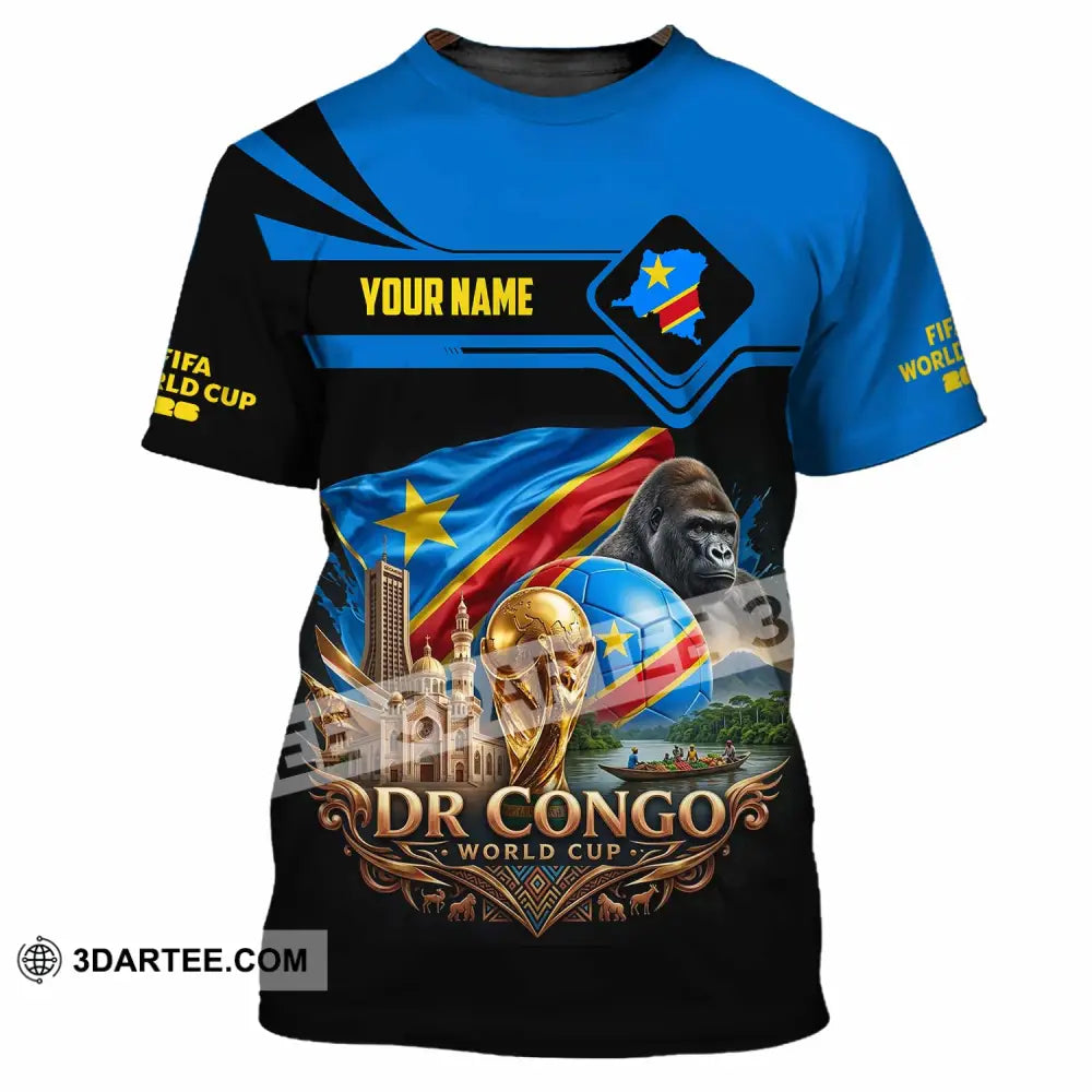 Unisex Shirt - Custom Dr Congo World Cup 2026 Shirt - T-Shirt / S - T-shirt