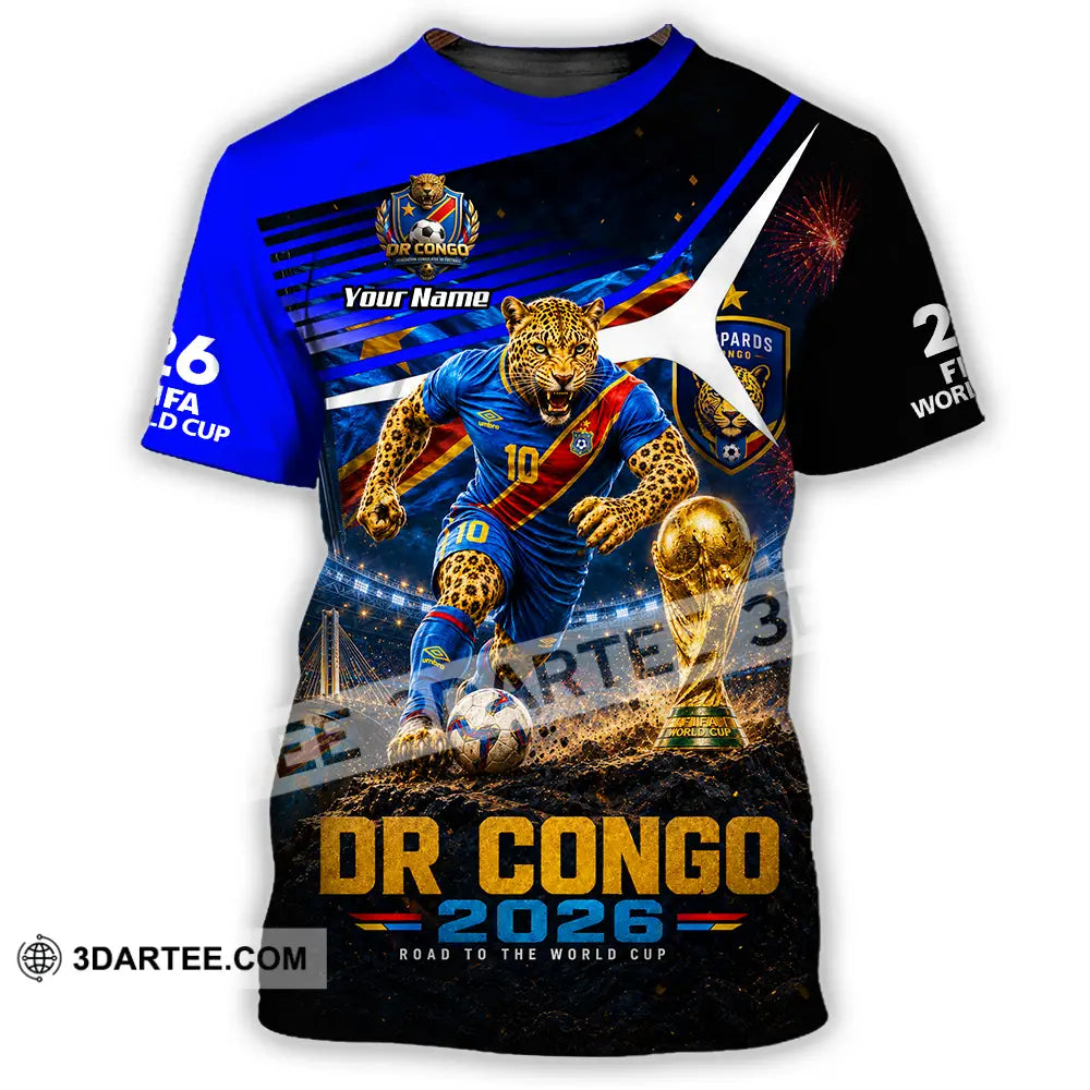 Unisex Shirt - Custom Dr Congo World Cup 2026 Shirt - T-Shirt / S - T-shirt