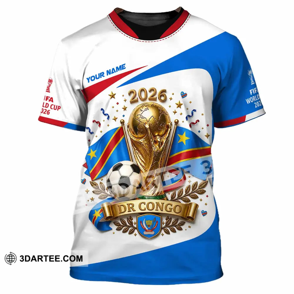 Unisex Shirt - Custom Dr Congo World Cup 2026 Shirt - T-Shirt / S - T-shirt