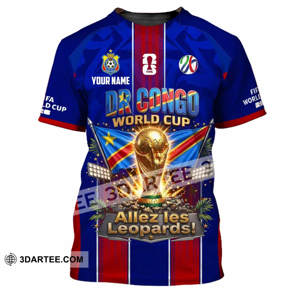 Unisex Shirt - Custom Dr Congo World Cup 2026 Shirt - T-Shirt / S - T-shirt