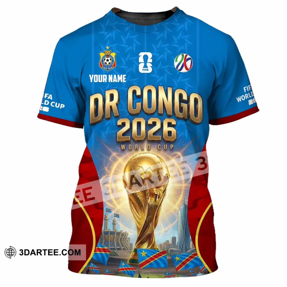 Unisex Shirt - Custom Dr Congo World Cup 2026 Shirt - T-Shirt / S - T-shirt