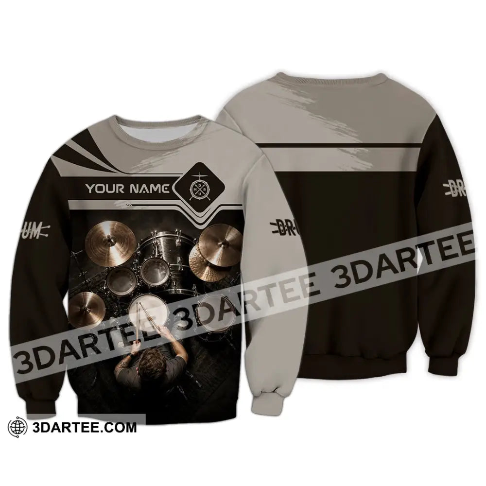 Unisex Shirt - Custom Drum Shirt - Long Sleeve / S - T-shirt