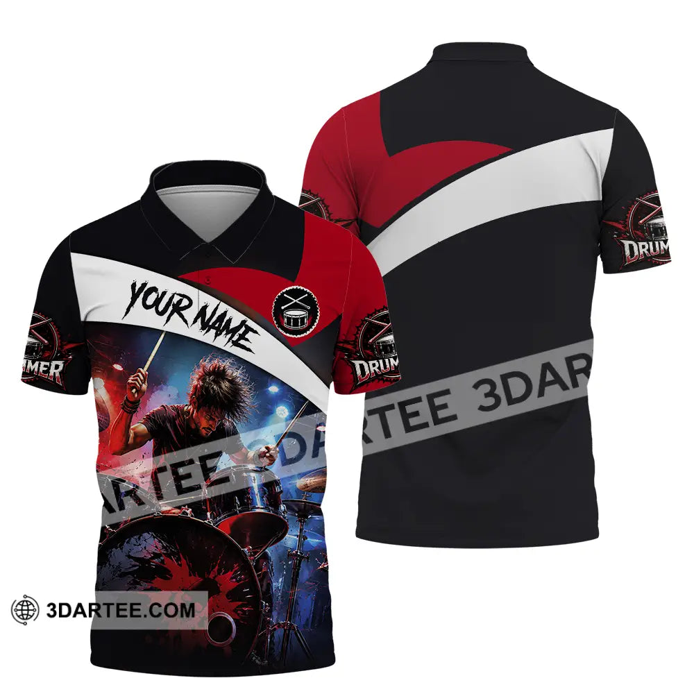 Unisex Shirt - Custom Drummer Shirt - Polo Shirt / S - T-shirt