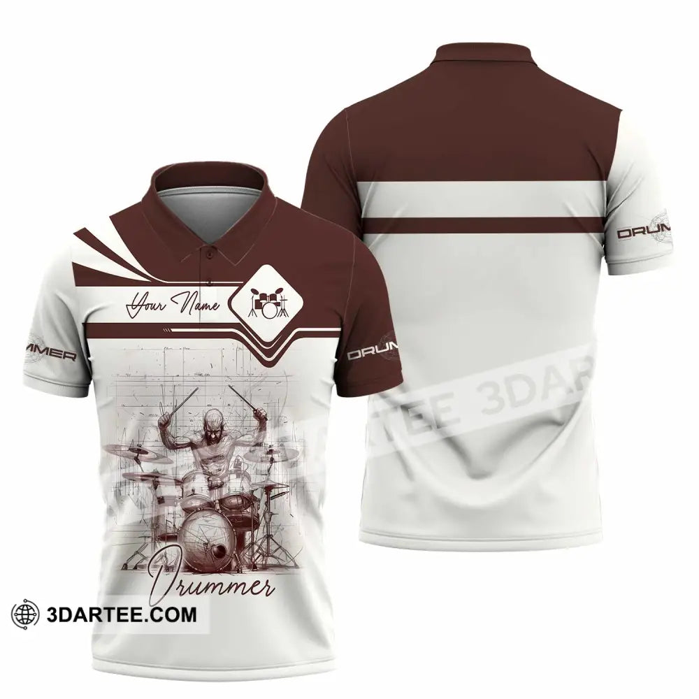 Unisex Shirt - Custom Drummer Shirt - Polo Shirt / S - T-shirt
