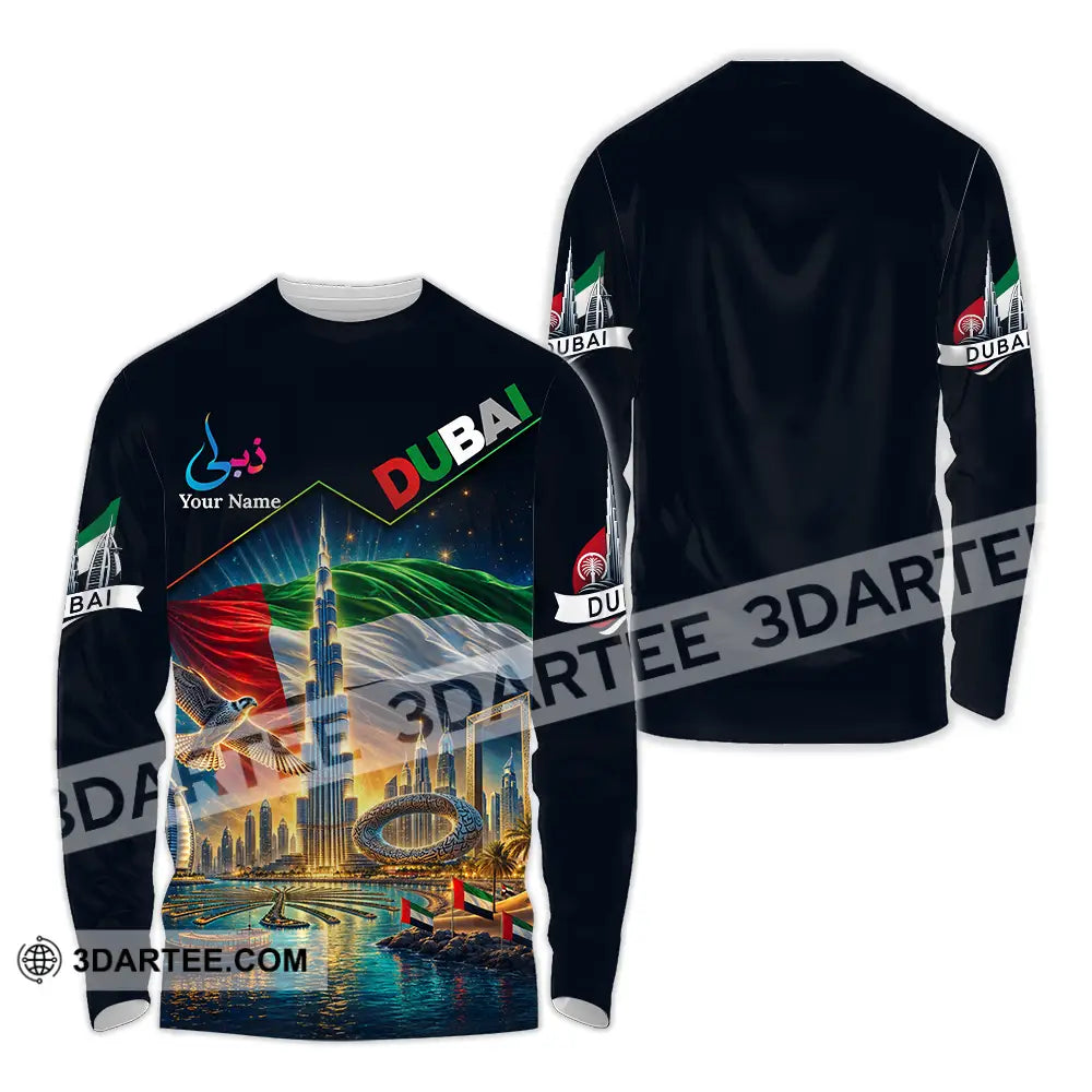 Unisex Shirt - Custom Dubai Shirt - Long Sleeve Shirt / S - T-shirt