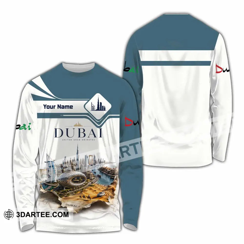 Unisex Shirt - Custom Dubai Shirt - Long Sleeve Shirt / S - T-shirt