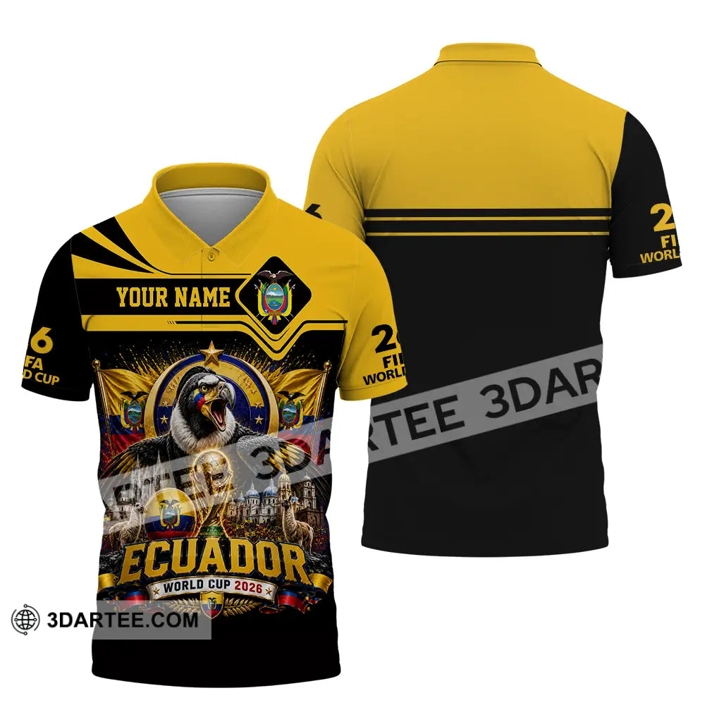 Unisex Shirt - Custom Ecuador World Cup 2026 Shirt - Polo Shirt / S - T-shirt