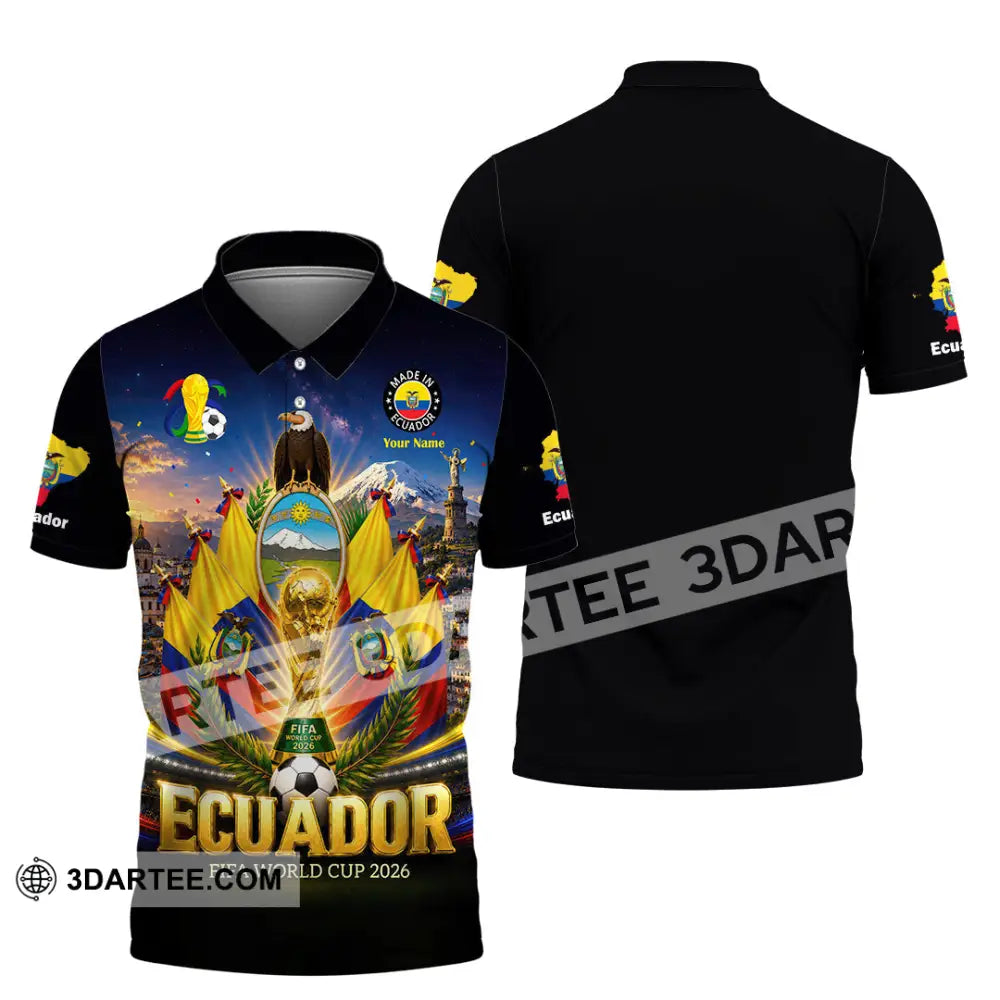 Unisex Shirt - Custom Ecuador World Cup 2026 Shirt - Polo Shirt / S - T-shirt