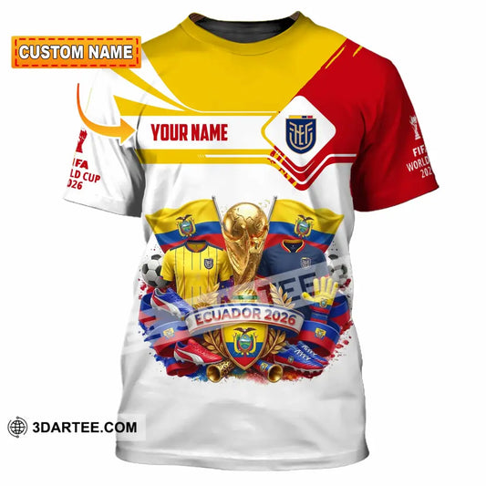 Unisex Shirt - Custom Ecuador World Cup 2026 Shirt - T-shirt
