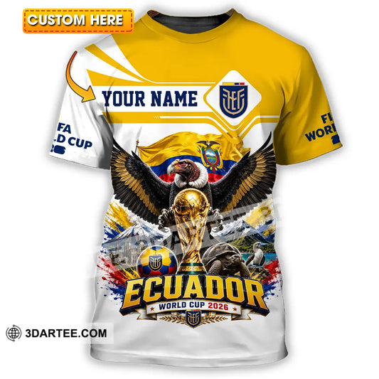 Unisex Shirt - Custom Ecuador World Cup 2026 Shirt - T-shirt