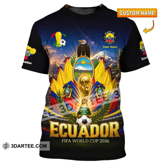 Unisex Shirt - Custom Ecuador World Cup 2026 Shirt - T-shirt