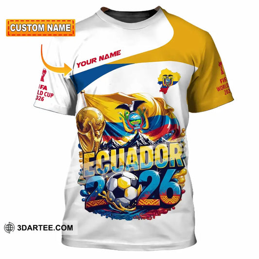 Unisex Shirt - Custom Ecuador World Cup 2026 Shirt - T-shirt