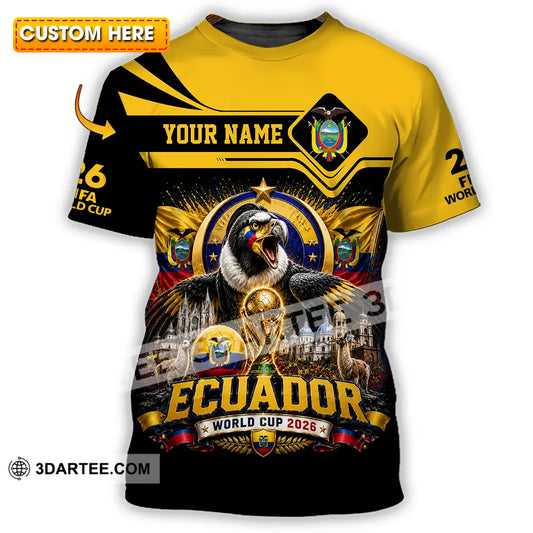 Unisex Shirt - Custom Ecuador World Cup 2026 Shirt - T-shirt
