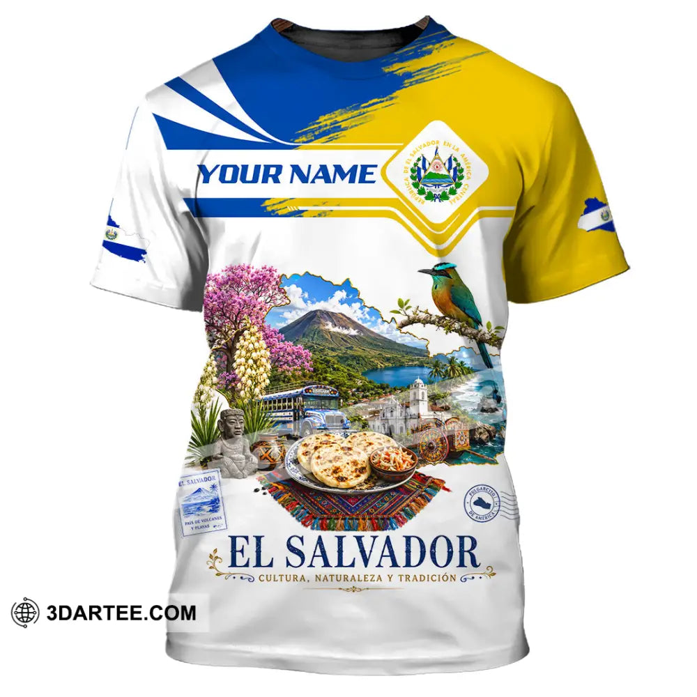 Unisex Shirt - Custom El Salvador Shirt - T-Shirt / S - T-shirt