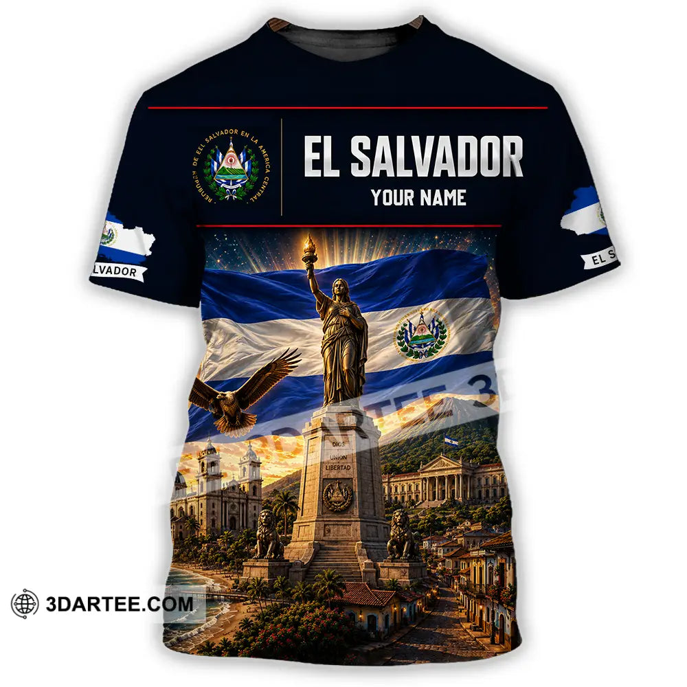 Unisex Shirt - Custom El Salvador Shirt - T-Shirt / S - T-shirt