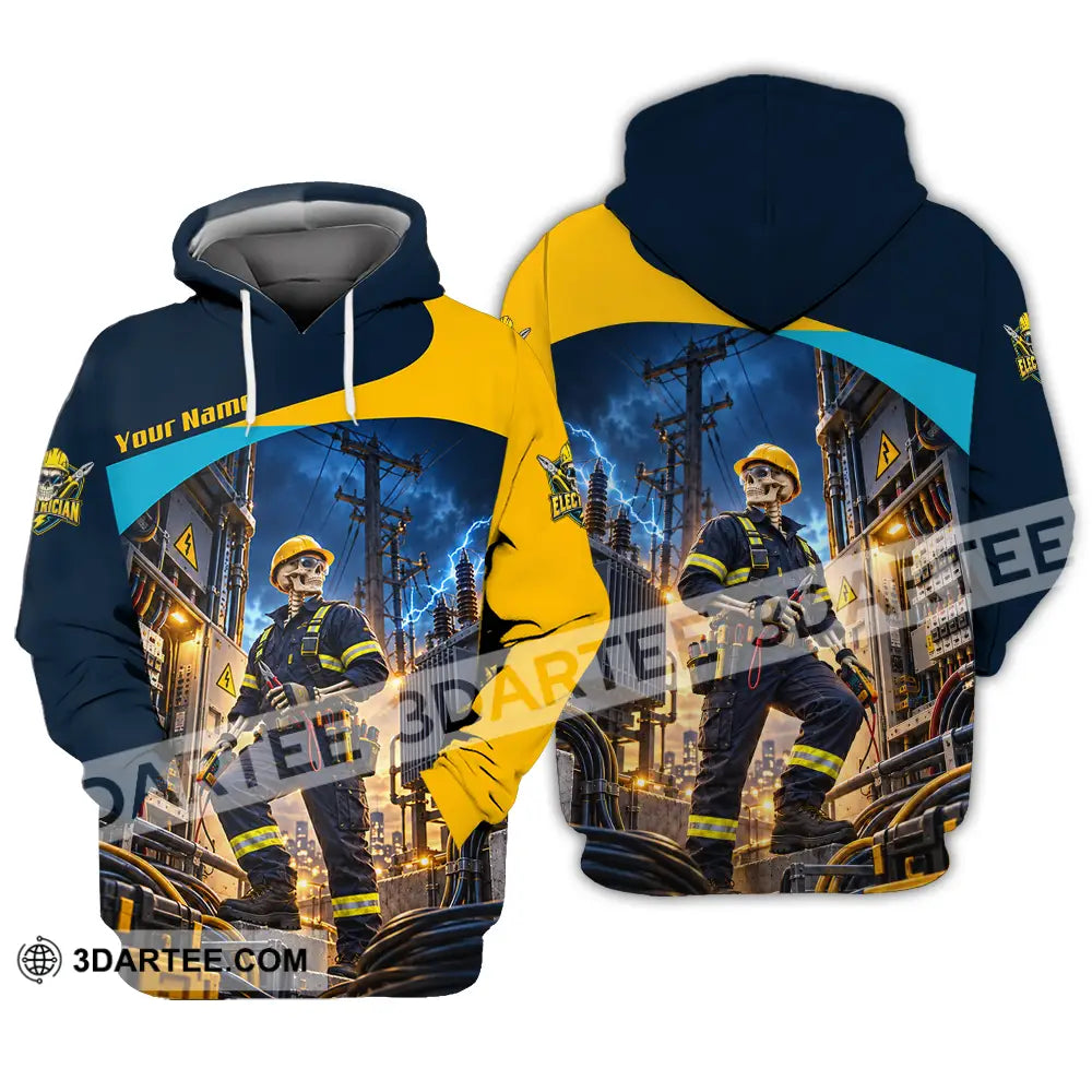 Unisex Shirt - Custom Electrician Shirt - Hoodie / S - T-shirt