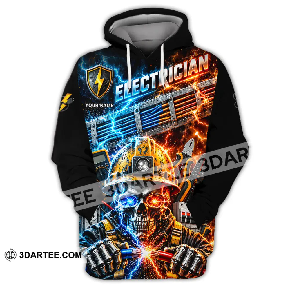 Unisex Shirt - Custom Electrician Shirt - Hoodie / S - T-shirt