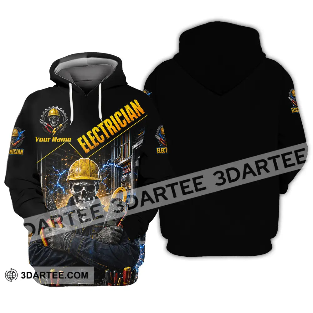 Unisex Shirt - Custom Electrician Shirt - Hoodie / S - T-shirt